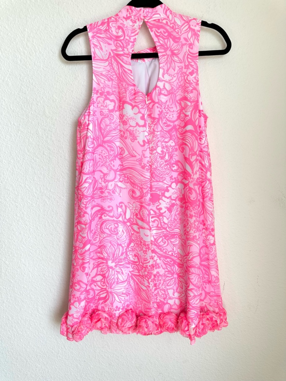 Lilly Pulitzer Linda Dress Pink Tropics Tint Bunny Hop Roses Tunic Small NWOT - Picture 12 of 14